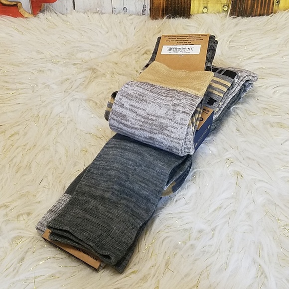 Lucky Brand Crew Socks Mens Size 13-16 4 Pack - Picture 4 of 6